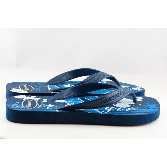 Havaianas Surf Flip Flop Blue Synthetic Men Shoes Size 7-8 M - Picture 3 of 6